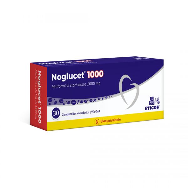 NOGLUCET 1000 MG CAJA X 30 COMPRIMIDOS