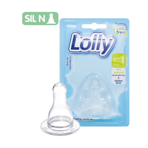 Tetina Natural Transparente Lolly - Cont. 1 unidad