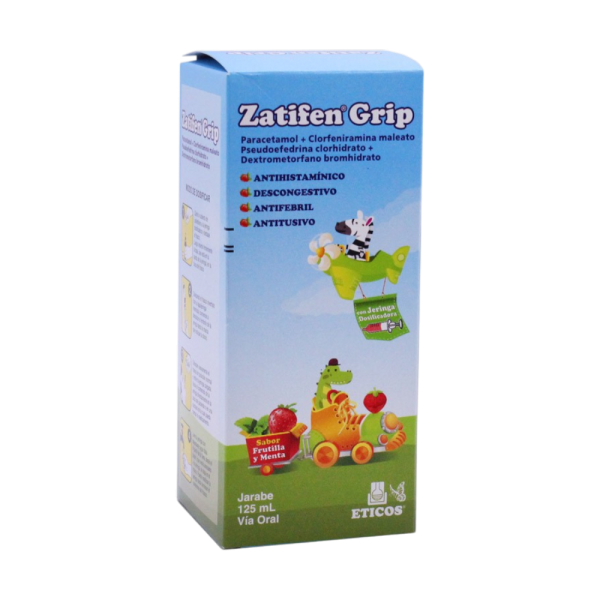 ZATIFEN GRIP JARABE FRASCO X 125ML