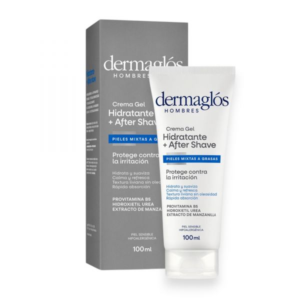 DERMAGLOS HOMBRES CREMA GEL HIDRATANTE +AFTER SHAVE X100GR