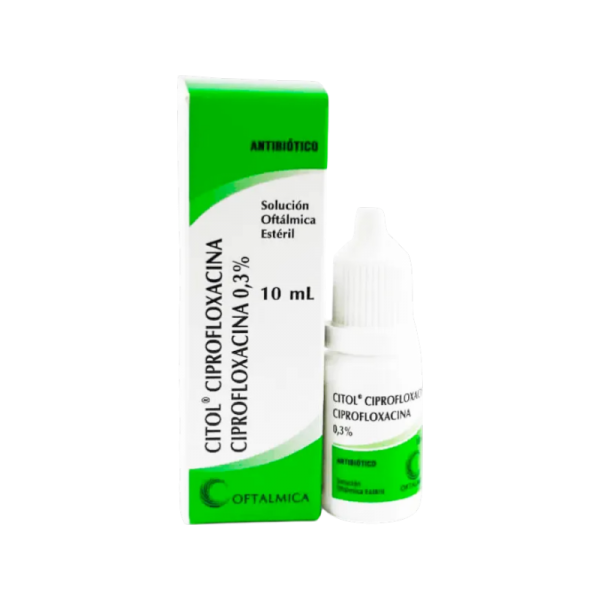 CITOL OFTALMICA CIPROFLOXACINA 3MG GT-OF FRASCO X 10ML