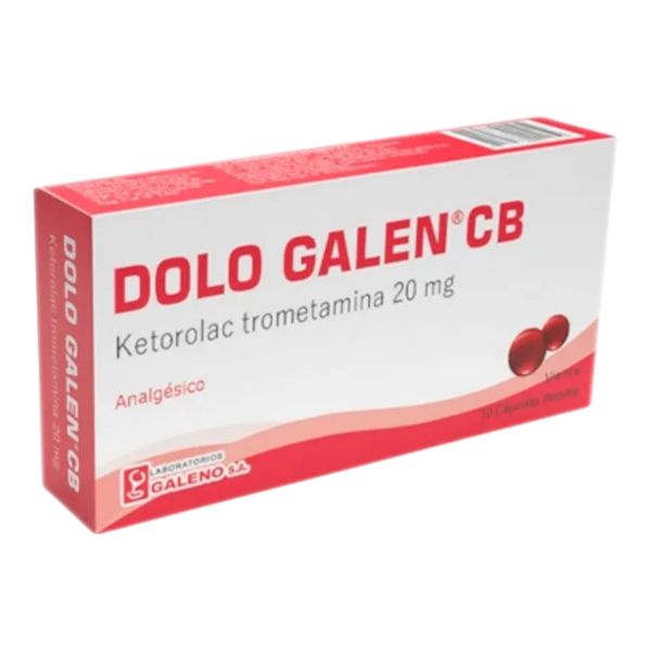 DOLO GALEN CB CAJA X 10 CAPS BLAN
