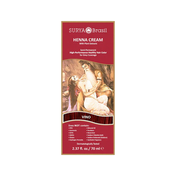 SURYA BRASIL HENNA CREMA VINO GRANATE