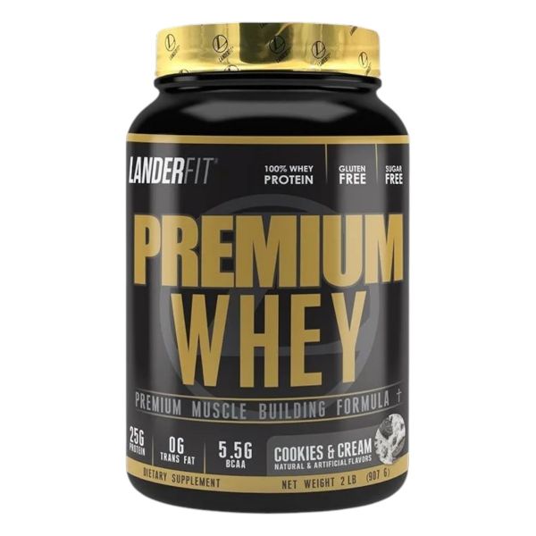 PREMIUM WHEY LANDERFIT 2 LBS COOKIES AND CREAM