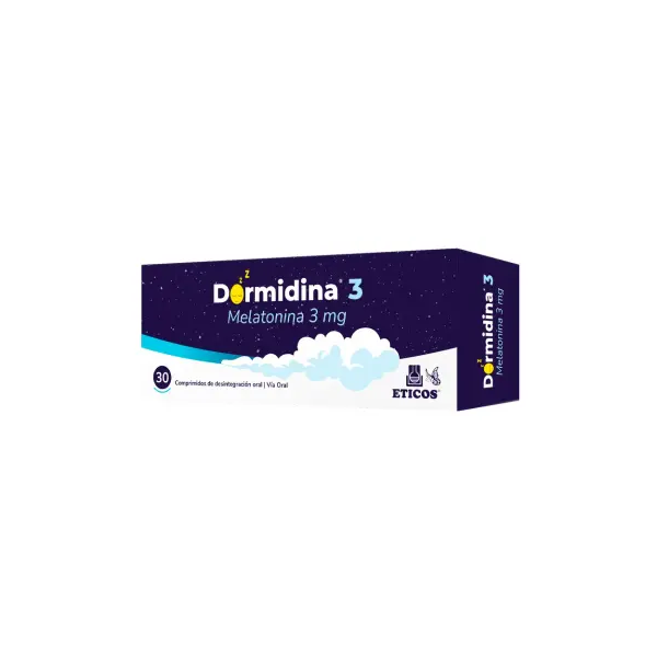 DORMIDINA 3 MG CAJA X 30 COMPRIMIDOS