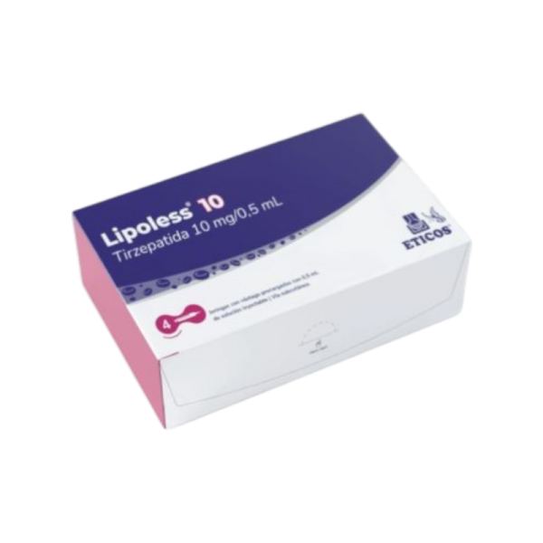 LIPOLESS 10 MG CAJA X 4 JERINGAS PRECARGADAS CON VASTAGO