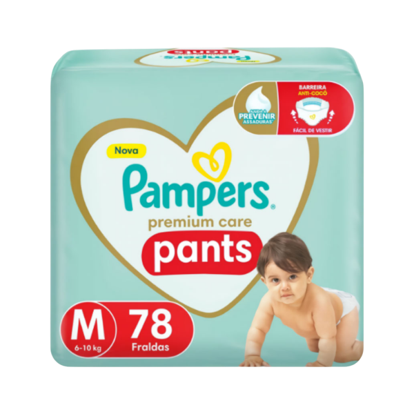PAMPERS PREMIUM CARE PANTS MED 78UNI