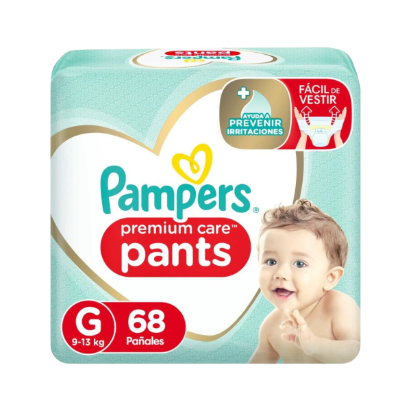 PAMPERS PREMIUM CARE PANTS GDE 68UNI