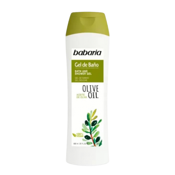 BABARIA GEL DE BANO OLIVA 600 ML