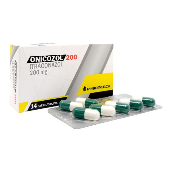 ONICOZOL 200 MG CAJA X 14 CAPSULAS