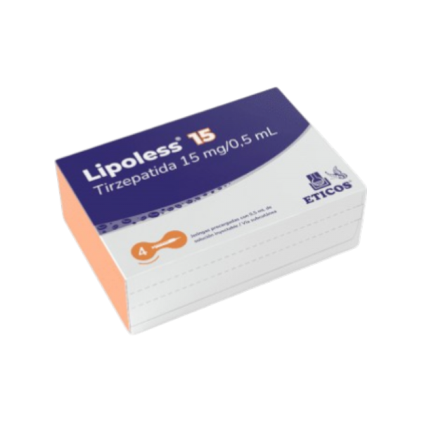 LIPOLESS 15 MG CAJA X 4 JERINGAS PRECARGADAS CON VASTAGO