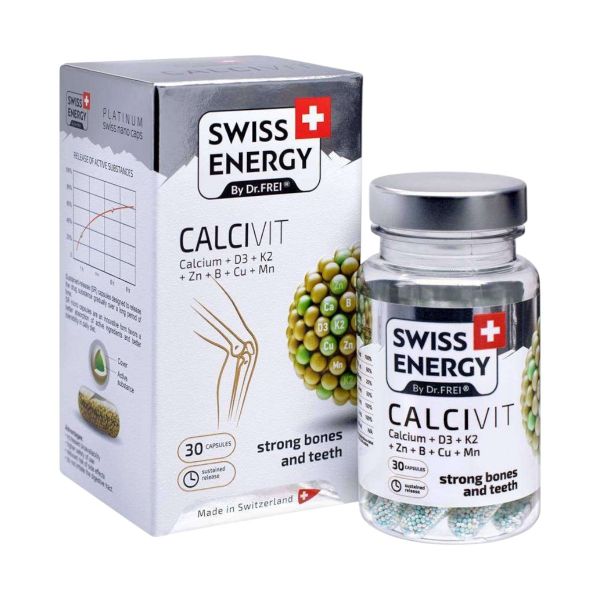 SWISS ENERGY CALCIVIT CAJA X 30 CAPSULAS