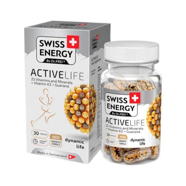 SWISS ENERGY ACTIVE LIFE CAJA X 30 CAPSULAS