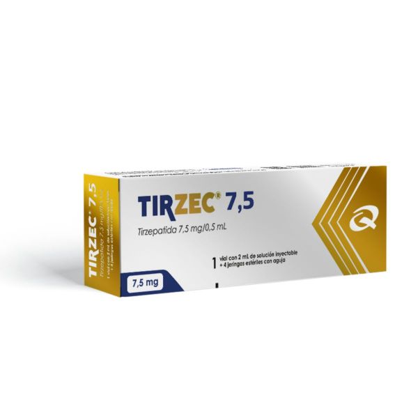 TIRZEC 7,5 MG INYECTABLE X 2 ML 4 JERINGAS