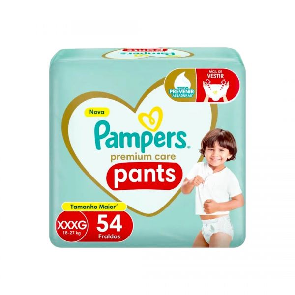 PAMPERS PREMIUM CARE PANTS XXXG 54PADSX02IT