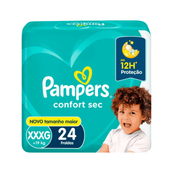 PAMPERS CONFORT SEC XXXG 24UNI X 8IT