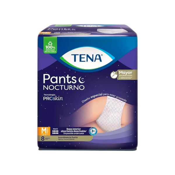 TENA PANAL PANTS NOCTURNO MEDIUM 6X8