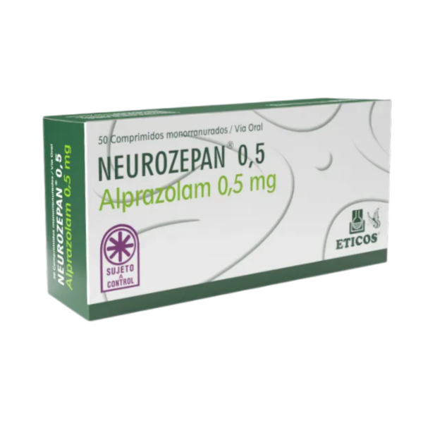 NEUROZEPAN 0,5 MG CAJA X 50 COMPRIMIDOS