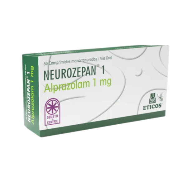 NEUROZEPAN 1 MG CAJA X 50 COMPRIMIDOS