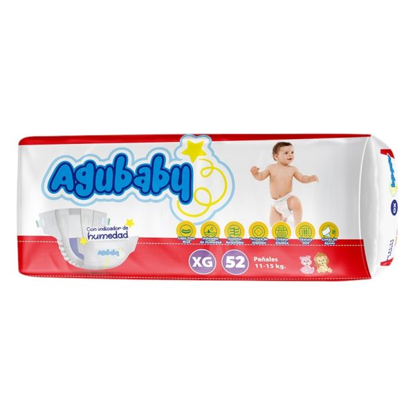 AGUBABY PANAL XG X 52 UNIDADES