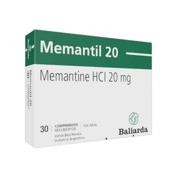Memantil 20 Mg Caja X 30 Comp.