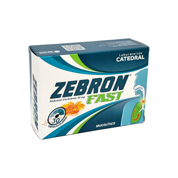 ZEBRON FAST CAJA X 30 CAPSULAS BLANDAS
