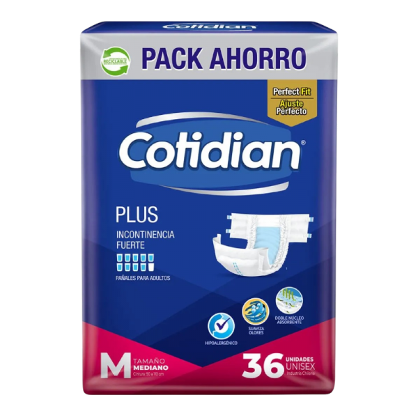 COTIDIAN PAN PLUS M 2X36UN
