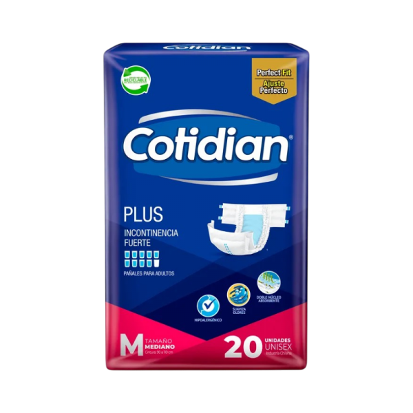 COTIDIAN PAN PLUS TANGA M 4X20UN