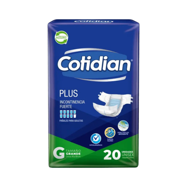 COTIDIAN PAN PLUS TANGA G 4X20UN