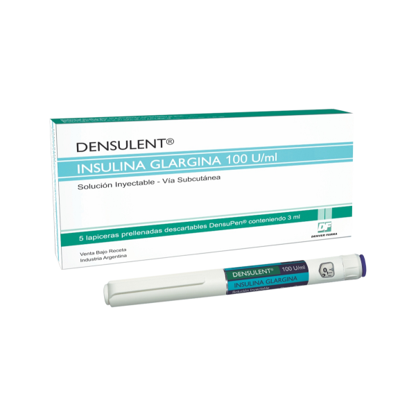 DENSULENT INSULINA X 5 LAPICERAS PRE LLENADAS X 3 ML