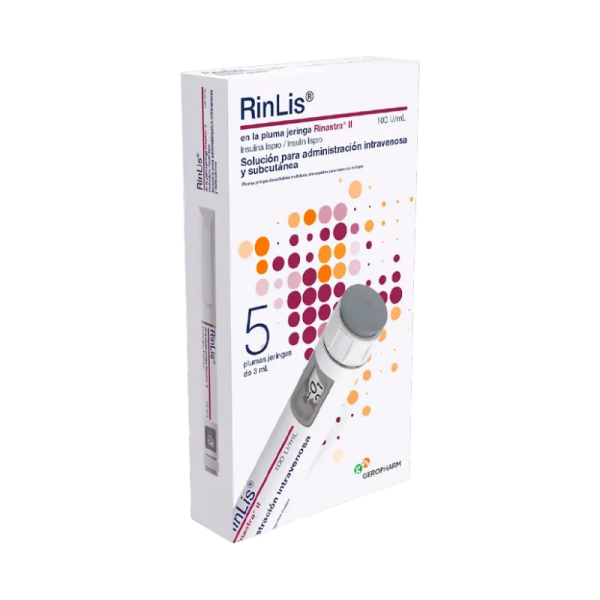 RINLIS INSULINA LISPRO100ULML X 5 LAPICERA