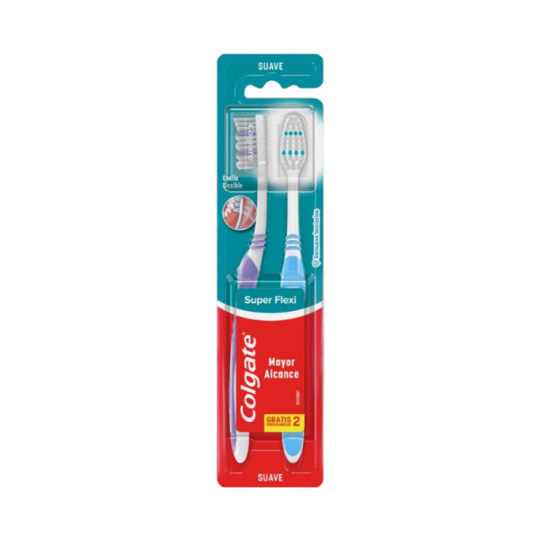 COLGATE CEPILLO DENT SUPER FLEX X 2 PACK