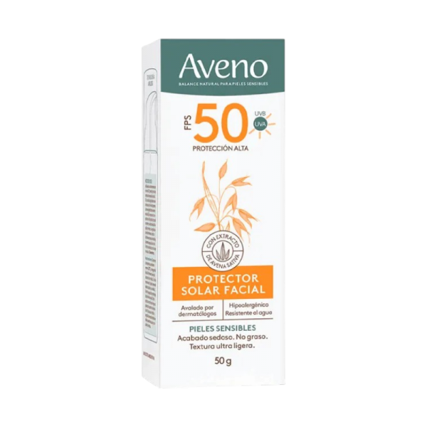 AVENO CR PROTECTOR FACIAL SOLAR FPS 50