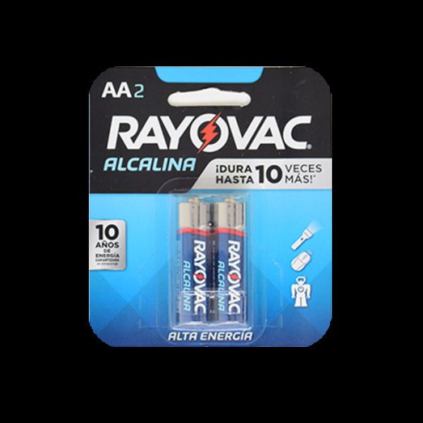 RAYOVAC PILA AA X 2 UNID.