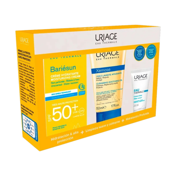 URIAGES PACKBARIESUN CREMA HIDRA SPF50 XEMOSE CREMA AGUA 15 ML