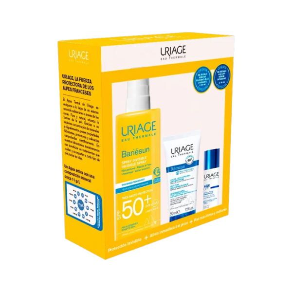 URIAGE PACKBARIESUN SPRAY 50 XEMOSEBALSAMO AGE LIFT 10ML