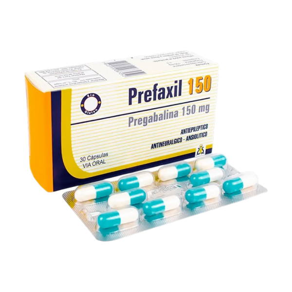 PREFAXIL 150 MG CAJA X 30 CAPSULAS.