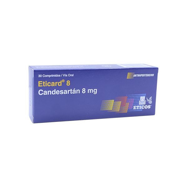ETICARD 8MG TABL. CAJA X 30