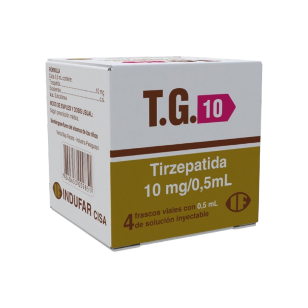 T.G.10 MG SOLUCION INYECTABLE 0,5 ML