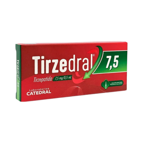 TIRZEDRAL 7,5 MG INYECTABLE 4 JERINGAS PRELLENADA