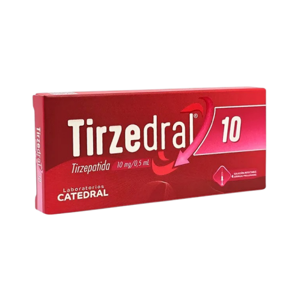 TIRZEDRAL 10 MG INYECTABLE 4 JERINGAS PRELLENADA