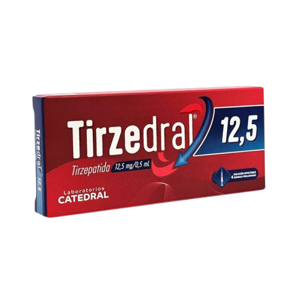 TIRZEDRAL 12,5 MG INYECTABLE 4 JERINGAS PRELLENADA