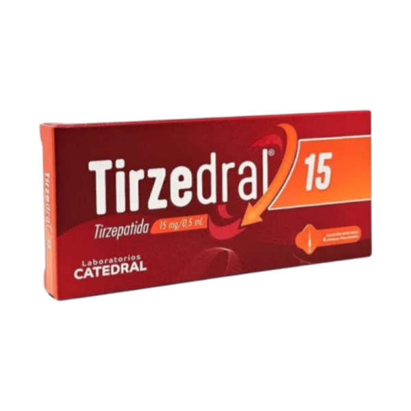 TIRZEDRAL 15 MG INYECTABLE 4 JERINGAS PRELLENADA
