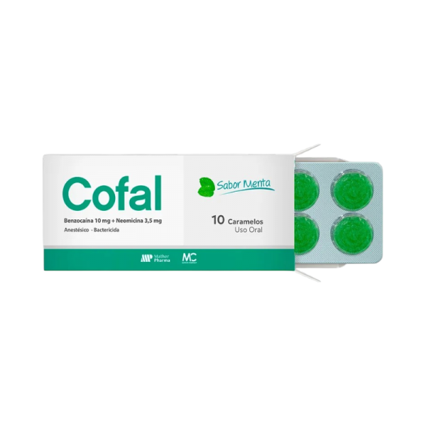 COFAL SABOR MENTA X 10 CARAMELOS