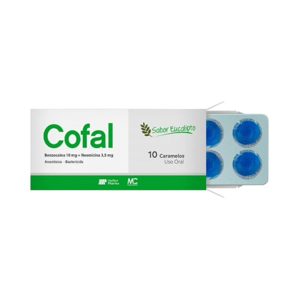 COFAL SABOR EUCALIPTO X 10 CARAMELOS