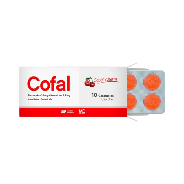 COFAL SABOR CHERRY X10 CARAMELOS