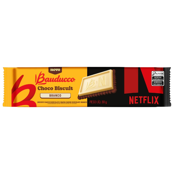 BAUDUCCO CHOCOBISCUIT BLANCO NETFLIX 24X80G