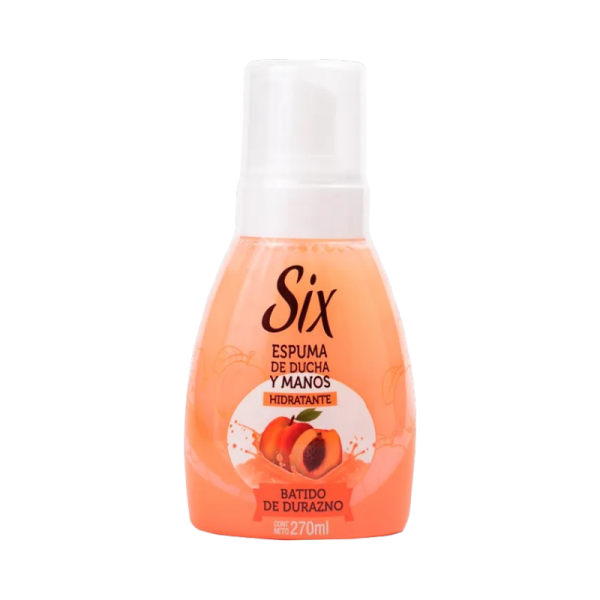 SIX ESPUMA BATIDO DE DURAZNO 270 ML