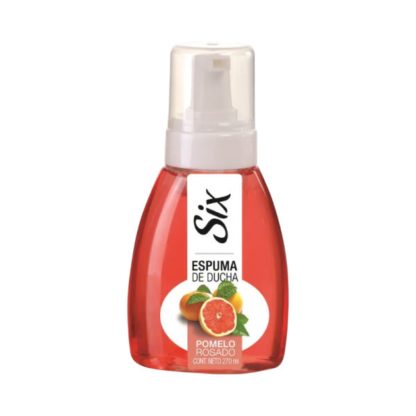 SIX ESPUMA DE DUCHA POMELO ROSADO 270 ML