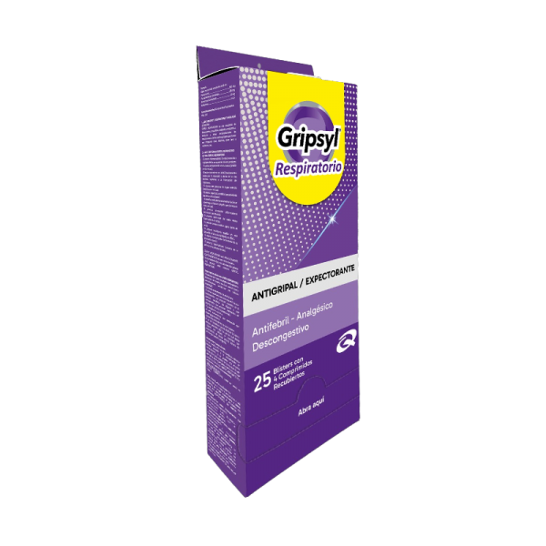 CRIPSYL RESPIRATORIO BLISTER X 4 COMPRIMIDOS (25)